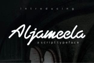 Aljameela: A Script Handwritten Font for Bold Campaigns