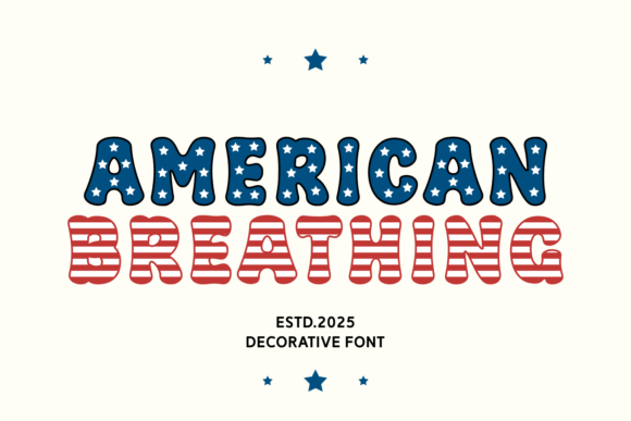American Breathing: A Decorative Typeface for Brand Growth