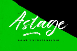 Astage Font: The Handwritten Typeface Your Brand Needs