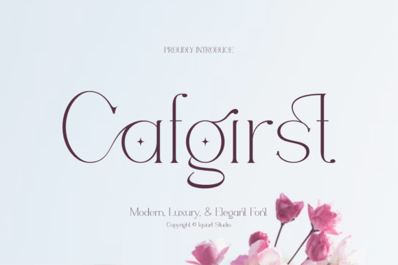 Cafgirst: A Serif Font for Digital Design