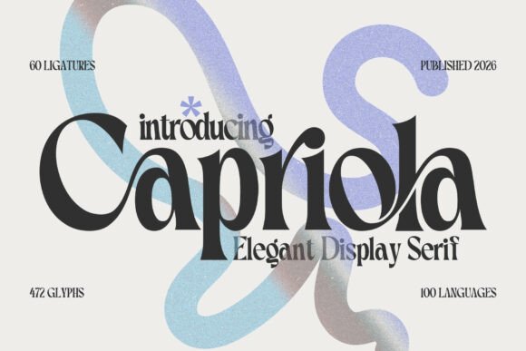 Capriola: A Serif Font for Elegant Web Design