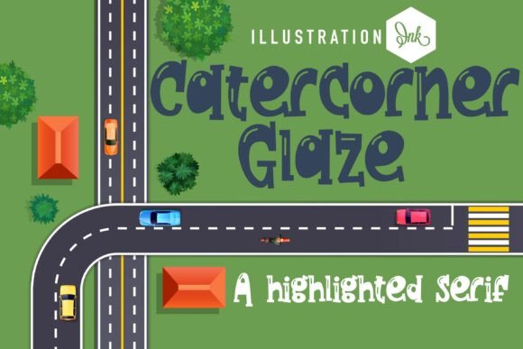 Catercorner: A Whimsical Display Font