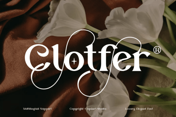 Clotfer Font: Elegant Serif for Digital Marketing