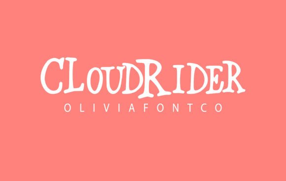 Cloudrider Font for Creative Publishing