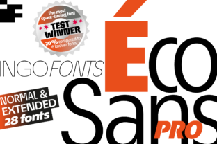 Éco Sans Pro Family: The Smart Typeface for Clear Campaigns