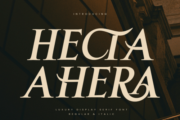 Hecta Ahera: A Refined Serif Font for Editorial Design