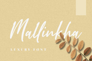 Mallinkha: A Handwritten Font for Elegant Editorial Design