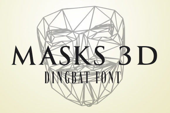 Masks 3D: A Bold Typeface for Memorable Branding