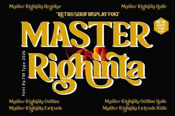 Master Righinta: A Serif Font for Editorial Excellence