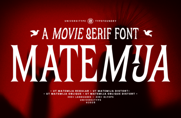 Matemija: A Cinematic Serif Font for Business