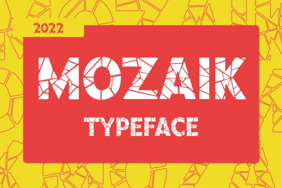 Mozaik: A Bold Decorative Typeface for Handmade Brands