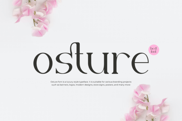 Osture Font: Elegant Serif for Editorial Design