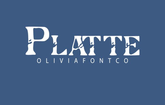 Platte Font: A Romantic Serif for Creative Projects