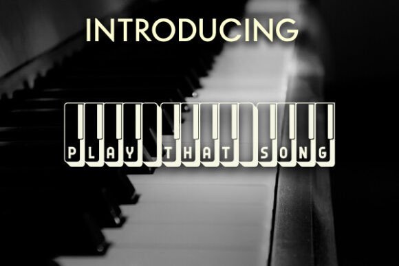 Play That Song: A Musical Decorative Font for Makers
