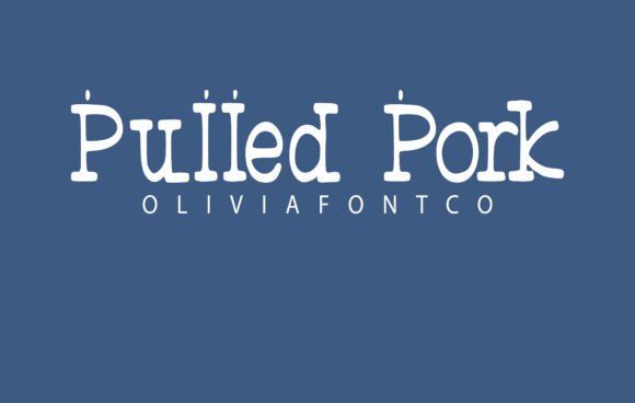 Pulled Pork Font: A Romantic Serif for Creative Campaigns