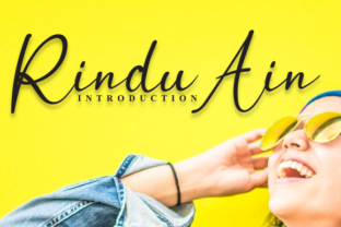 Rindu Ain: A Playful Script Font for Authentic Branding