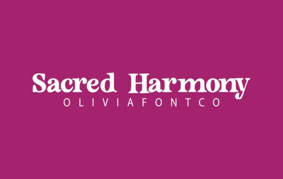 Sacred Harmony Font