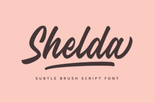 Shelda: A Handwritten Font for Modern Editorial Design