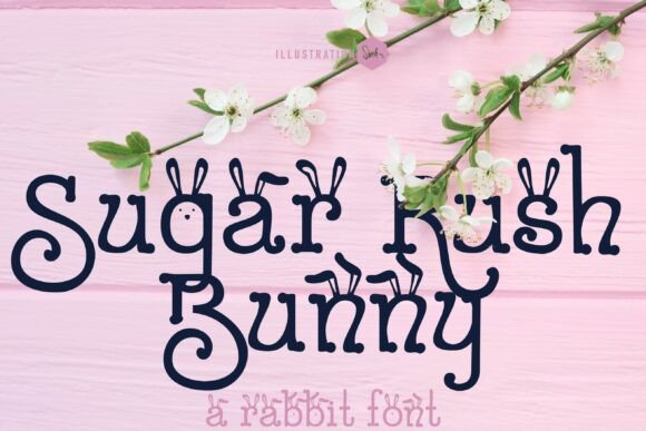 Sugar Rush Bunny: A Whimsical Display Font