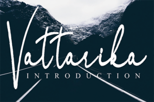Vattarika Review: A Bold Script for Modern Branding