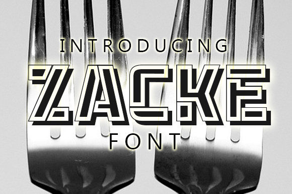 Zacke: A Bold Display Font for Modern Web Design